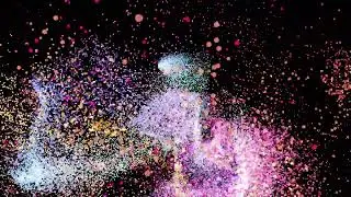 Particle System, Transform Feedback, Noise with Shaders