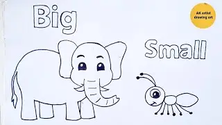 hathi & chiti ki drawing kaise banaye novo ants robj's ants