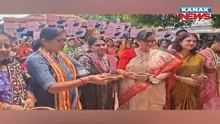 Deputy CM Prabhati Parida Joins &lsquo;Swasth Nari Sashakt Parivar&rsquo; Campaign In Puri
