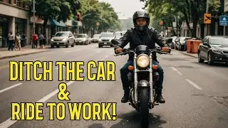 🚨 5 BEST Reasons you should commute to work on a MOTORCYCLE! Ditch the car!