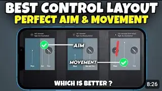 1st vs 3rd Control Layout Settings | Joystick Stuck Problem |Best control Layout BGMI / PUBG Mobile 