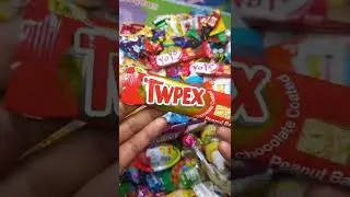 Yummy coconut chocolate opening with fant flyer ASMR #shorts