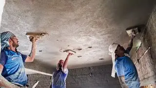 Wow! Artistic Ceiling plastering work in 21' x 21' size Hall room | S.SREETHARAMALAN