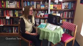 Tavia Gilbert on Anderson's Bookshop Presents Three Questions