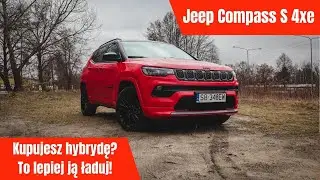 Jeep Compass S 4xe - TEST PL - kupujesz hybrydę, to lepiej ją ładuj