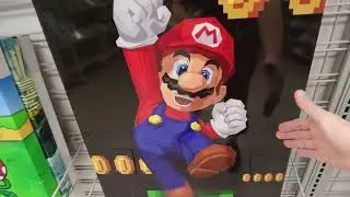 SUPER MARIO WALL ART ROOM DECOR - BUDGET SHOPPING - PRINCESS PEACH BOWSER AND MORE CHARACTERS
