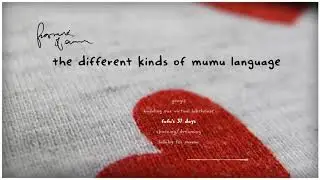 Fragments of Summer - The Different Kinds of Mumu Language (full album)