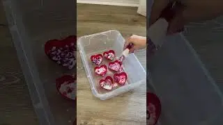 Valentines kid sensory activity #valentines #sensoryplay #sensory #momvlog #momvlogger