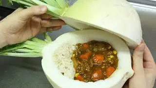 4.5kg(10lbs) Radish Curry How to Make Doraemon Gadget Restaurant Farm