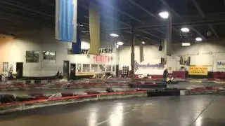 Junior Race 2 - Alternate Camera - Fall Classic Indoor Kart Race, 2014