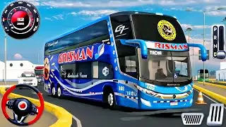 Offroad Coach Bus Driving 2025 - Real Uphill Bus Drive 3D Simulator - Android GamePlay