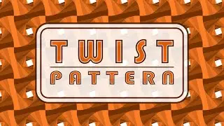 How to creat aTwist Pattern by using square || Adobe Illustrator CC