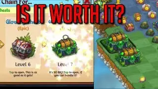 Creating & Opening Max Level 7 Giant Treasure Chest! | Merge Dragons