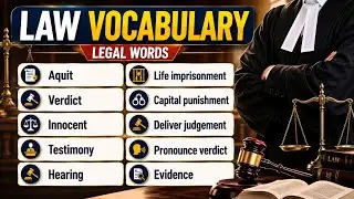 Law vocabulary || law related words || english vocabulary for law part-2