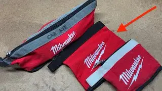 Отличный вариант для хранения инструментов! Набор из 3 чехлов на молнии от Milwaukee.