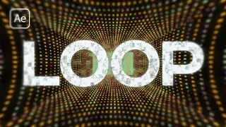 After Effects Tutorial | Infinite Looping Tunnel Effect | No Plugins