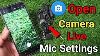 Open Camera Mic Setting | Open Camera External Mic Settings | Boya Mic Setting In Open Camera App