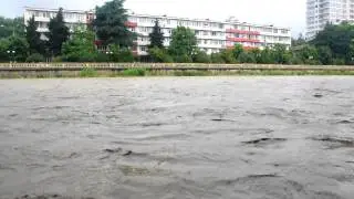 Sochi, flood 21/06/2011. Sochi river.avi
