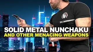 Solid Metal Nunchaku and Other Menacing Weapons Tested! ⚠️ Do Not Try This at Home!