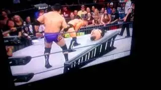 Tna impact wrestling grado vs Eli Drake in a ladder match
