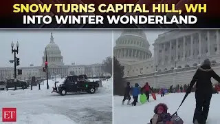 White House, Capitol Hill turn into winter wonderland as US braces for massive snow storm