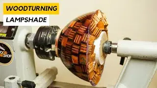 Woodturning - Plywood Lampshade