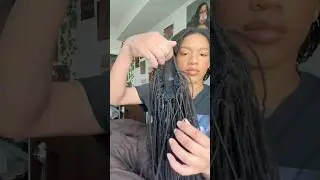 DIY MICROLOC PONYTAIL EXTENSION #microlocs #microlocponytail #reesebutreal #locs #microlocextensions
