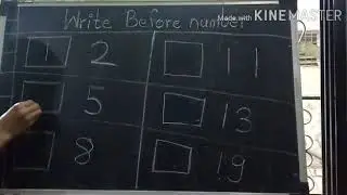 Write Before number