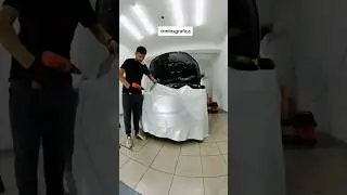 Ploteo en blanco perlado Mercedes Benz