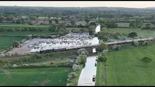 Steam Train Class 7029 Clun Castle and Narrowboating on the Shroppie