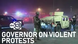 Gov Abbott calls violent protesters 'outside agitators'