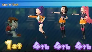 Mario Party 10 Minigames &ndash; Zombie Mario DESTROYS Zoey vs Rumi vs Mira?!