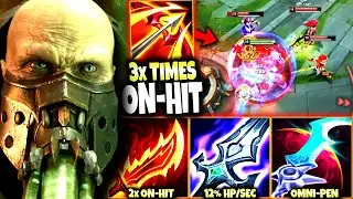 KILL 3 TARGETS AT ONCE WITH RUNAAN'S ON-HIT URGOT BUILD ~ NON-STOP DMG 🔥 LoL Top Urgot s12 Gameplay
