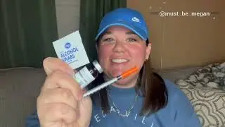 Taking my GLP-1 medication that I get from the amazing Amble!!