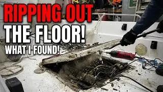 Boat floor replacement start
