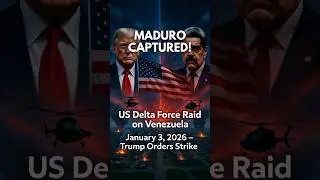 US Captures Maduro in Daring Raid on Venezuela! (January 3, 2026)#venezuela