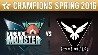 Kongdoo Monster vs SBENU Sonicboom - League Of Legends S6 LCK Spring 2016 Game 2