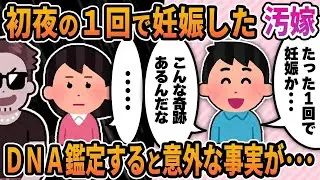 【2ch修羅場スレ】初夜の1発で妊娠した汚嫁→托卵を疑いDNA鑑定をすると意外な事実が発覚･･･