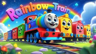 Rainbow Train &ndash; Color Learning Song for Kids | Happy Little Giggles