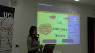UCL Enterprise Society Relaunch Party (1) - Jacqueline, Daniel, Ali