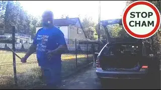 Agresja drogowa - wyskoczył z auta, dostał gazem ale miał w zanadrzu "pałkę" #1593 Wasze Filmy