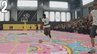 NBA LIVE 19 - The One Ep. 2! | Creating Custom Court |