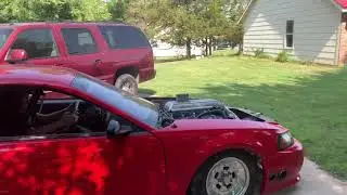 Buzzz dogs garage 3600hp BAE Hemi Twin Turbo Fire up
