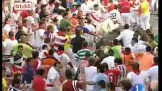 8. July 2009 - Running Of The Bulls - Encierro 2