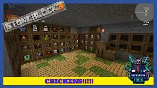 StoneBlock 3 | Ep 6 | Endless Resources with CHICKENS!