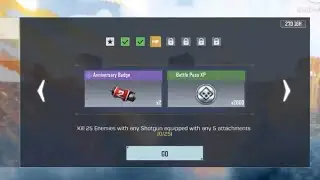CoD: Kill 25 enemies with any shotgun  equipped with any 5 attachments for anniversary badge