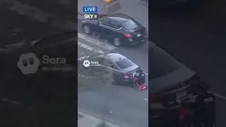 Breaking Sky TV Cops Chase Suspect Using Tricycles Insane Footage #FYP #Viral #ForYou #Funny #Police
