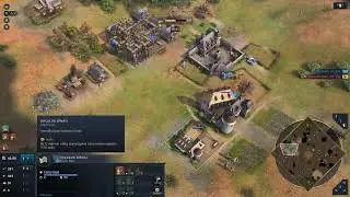 S10E91 Altın 1v1 Sıralı Oyun #aoe4 - Fransız vs Roma - Çok güzel savundum