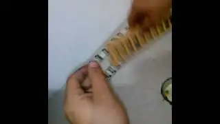 Material para aplicacion de cera acordeon honher