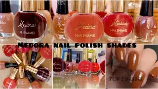 Medora nail polish colours with number// must haves nail paints 💅🏻❤️my top 10 nail paints